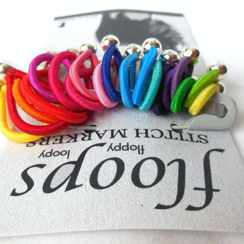 Floops Floops Stitch Markers, Skinny Small, Brilliant