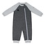 Juddlies Black Organic Raglan Playsuit