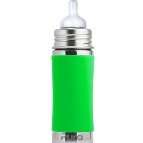 Green Pura 260ml Insulated Infant Bottle