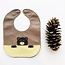 Mally Bibs Bear Leather Bib