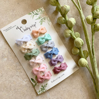 12 pack Snap Clips, Bright Multi