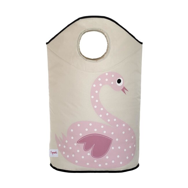 3 Sprouts Laundry Hamper, Swan