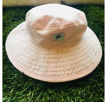 Pink Cotton Oxford Sunbaby Hat