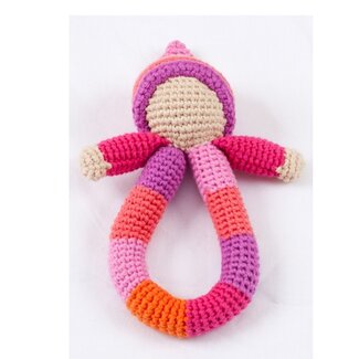 Pink Pixie Rattle Ring