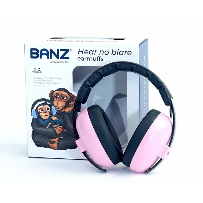 Petal Pink Mini Earmuffs, 0-2 years