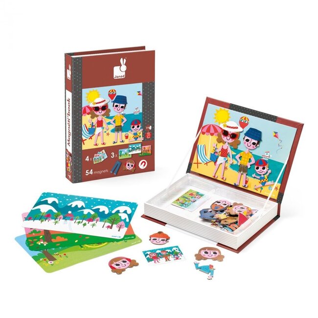 Janod 4 Seasons Magnetibook