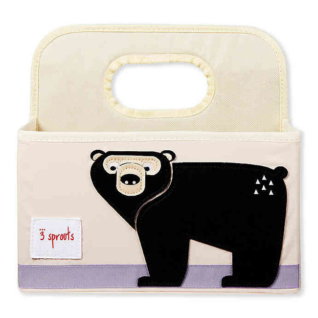 3 Sprouts Bear Diaper Caddy