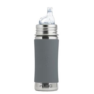 Pura Kiki Slate Pura 325ml Sippy Bottle