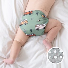 Road Trip One-Size Snap Pocket Diaper