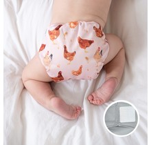 Chicken Farm One-Size Snap Pocket Diaper