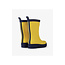 Yellow & Navy Matte Rain Boots