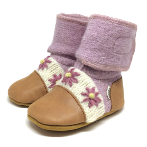 Lilac Flower Nooks Booties