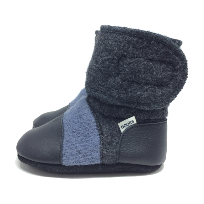 Nooks Steel Blue Nooks Booties
