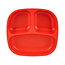 Re-Play Red Re-Play Divided Plate