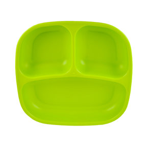 Green Re-Play Divided Plate