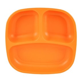 Orange Re-Play Divided Plate