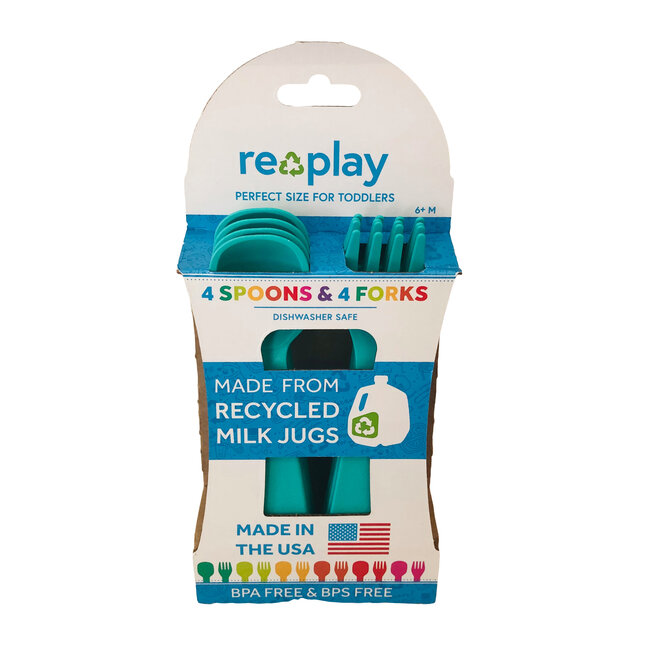 Aqua Re-Play Utensils, 8 pk