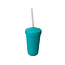 Aqua Straw Cup with Lid & Straw