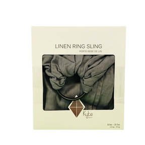 Kyte Ring Sling, Birch w Charcoal Rings
