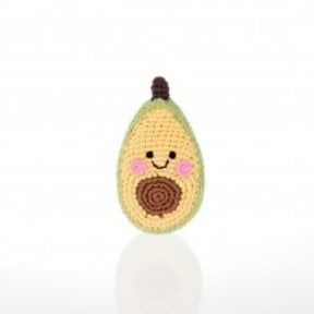 Friendly Avocado Rattle, Pebble