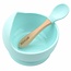 Glitter & Spice Seafoam Silicone Bowl + Spoon Set