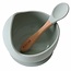 Sage Silicone Bowl + Spoon Set