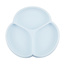 Ice Blue Silicone Suction Plate
