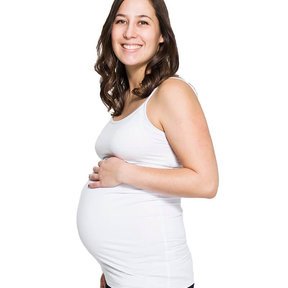 White Maternity Tank