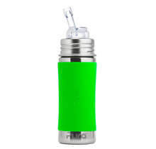 Green Pura 325ml Straw Bottle