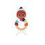 Pebble Rainbow Pixie Rattle Ring with Wood