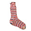 Hand Knit Ladies Merino Wool Socks, Sunset