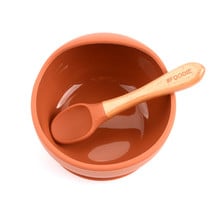 Bohemian Rust G & S Bowl + Spoon Set
