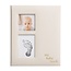 Pearhead Ivory Linen Baby Book