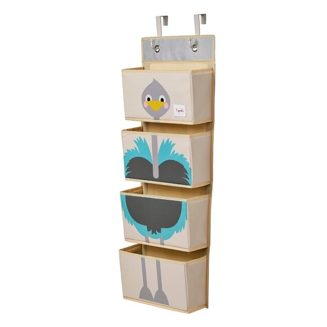 3 Sprouts Ostrich Hanging Wall Organizer