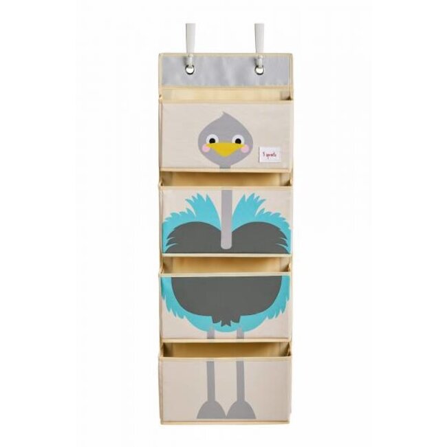 3 Sprouts Ostrich Hanging Wall Organizer