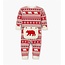 Fair Isle Bear Baby Unionsuit