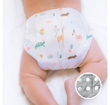 Birthday Party One-Size Snap Pocket Diaper