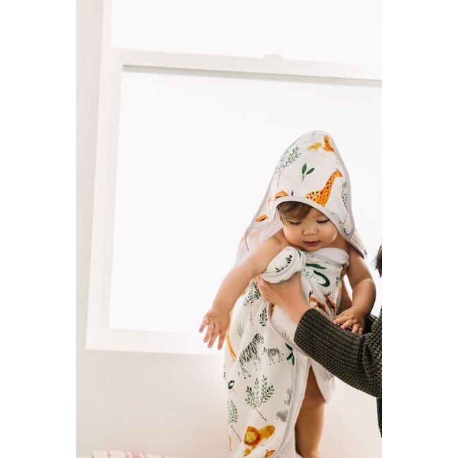 Loulou Lollipop Safari Jungle Hooded Towel Set