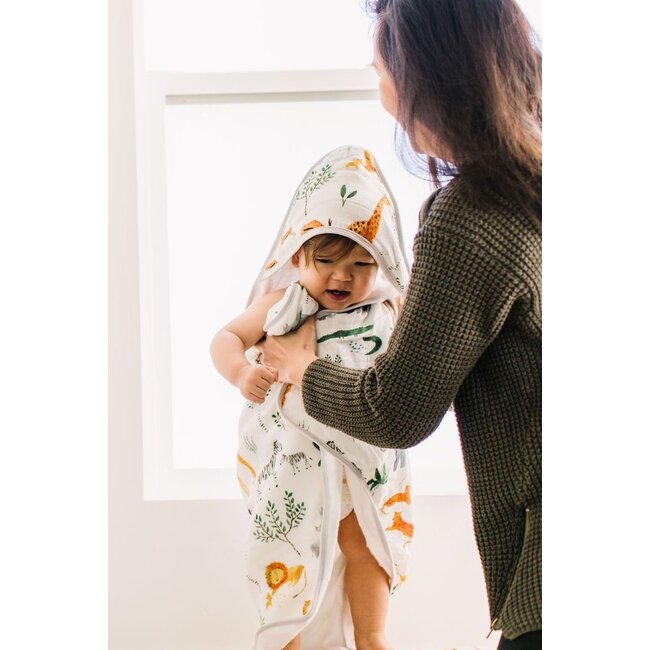 Loulou Lollipop Safari Jungle Hooded Towel Set