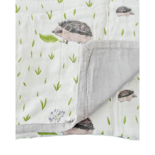 Hedgehog Bamboo Muslin Quilt
