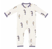 Sea Horse Bamboo Zippered Romper