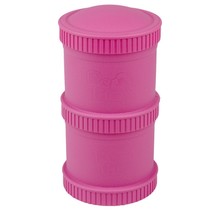 Bright Pink Snack Stack (2 pod base + 1 lid), Re-Play