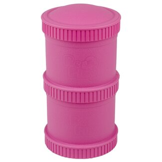Bright Pink Snack Stack (2 pod base + 1 lid), Re-Play