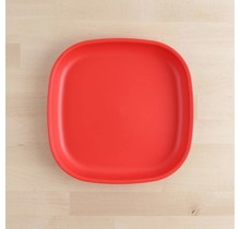 Red Large 9" Re-Play Flat Plate