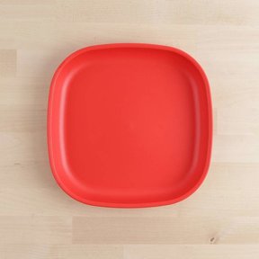 Red Large 9" Re-Play Flat Plate