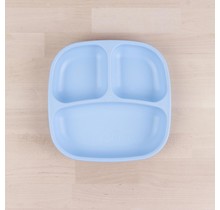 Ice Blue Re-Play Divided Plate