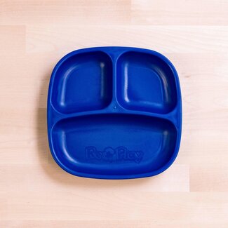Navy Re-Play Divided Plate