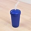 Re-Play Navy Straw Cup with Lid & Straw