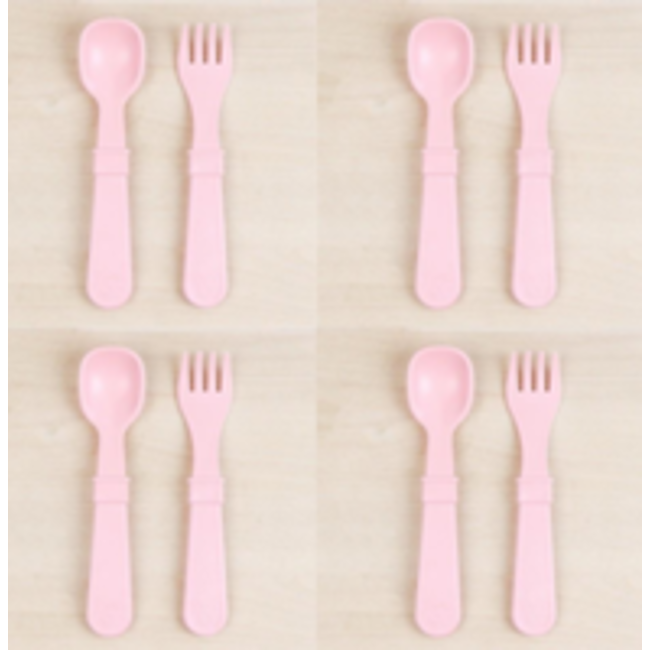 Ice Pink Re-Play Utensils, 8 pk