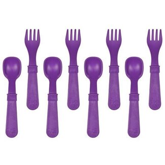 Purple Re-Play Utensils, 8 pk